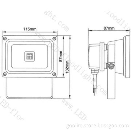 10W RGB LED Floodlight